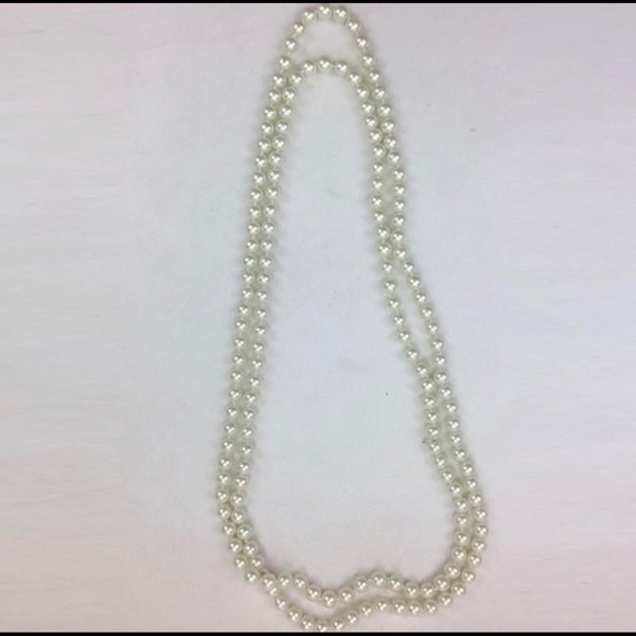 Elegant  Multilayer Strand Chain Long Pearl - Picture 7 of 7